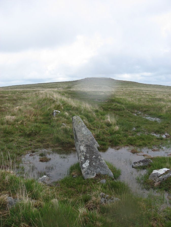 Sittaford Circle Outlier Standing Stone