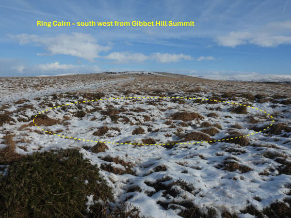 Gibbet Hill 1 Stone Ring Cairn Circle 