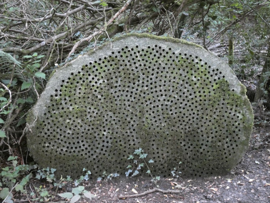 Two Moors Way sculpture dedicated to Joe Turner by Peter Randall-Page