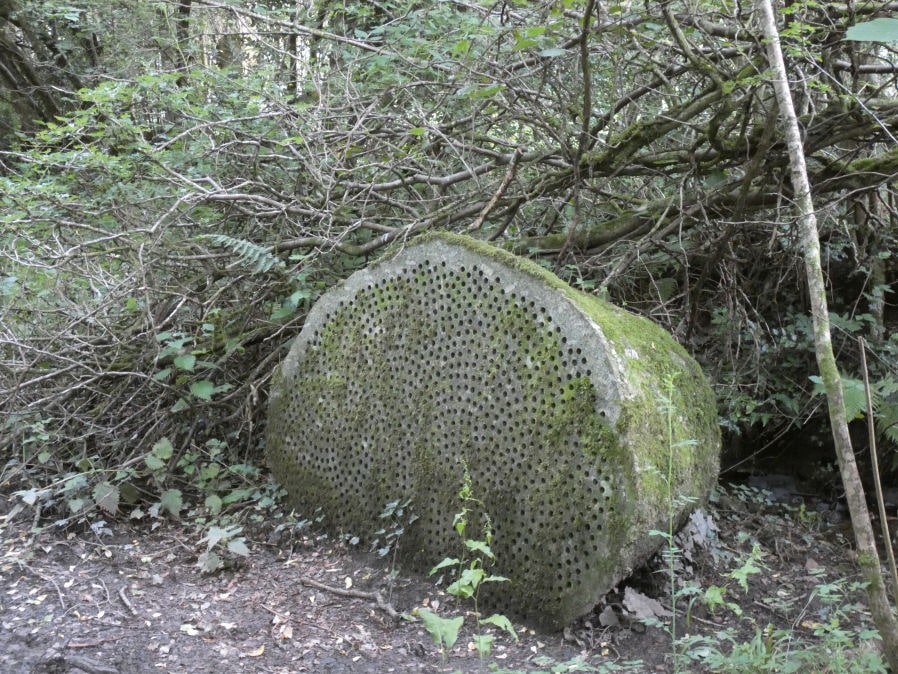 Two Moors Way sculpture dedicated to Joe Turner by Peter Randall-Page