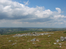 Cox Tor (NW) Stone Ring Cairn Circle 