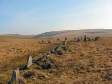 The Dancers, Erme Cairn Circle & Stone Row