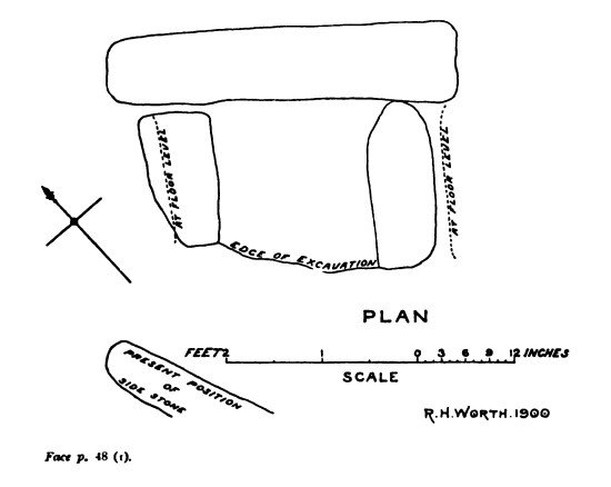 Report 19 Plate 4 Plan of Leemoor Cist