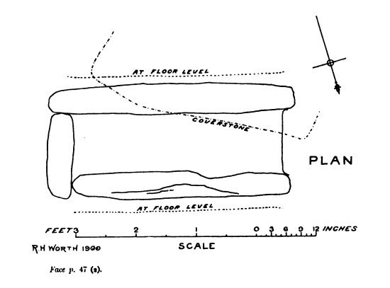 Report 19 Plate 2 Plan of Wigford Cist