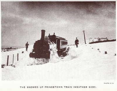 Burnard Photo - The Snowed Up Procnetown Train