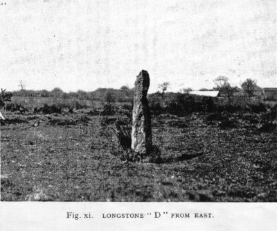 Fig 11: Drewsteignton remains, Longstone D