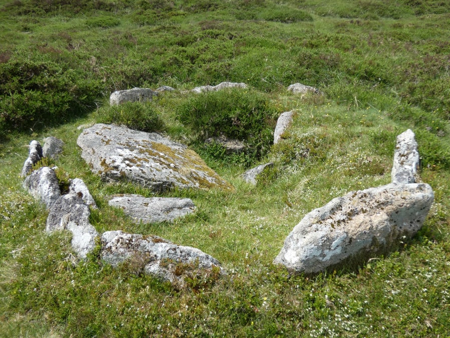 Yar Tor (Money Pit) Platform Cairn Circle and Cist