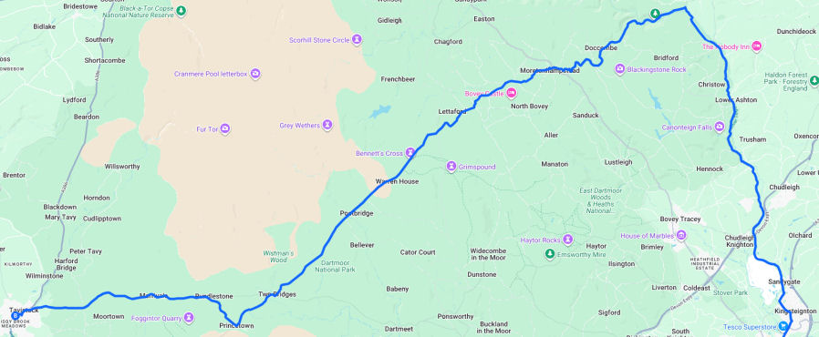 Country Bus 171 route